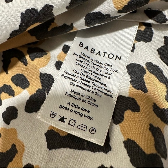 Aritzia Babaton Satin Cheetah Print Tank Top - Picture 6 of 10